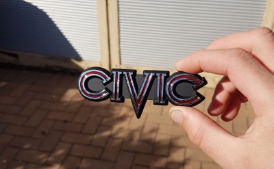 finished civic badge